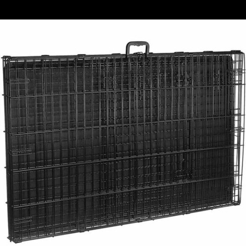 Crate for large dogs metal black, new