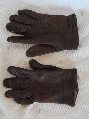 Leather gloves No M, genuine leather