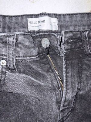 Τζιν Pull&Bear μέγεθος 40, washed black, σαν καινούργιο