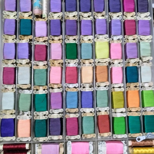 Butterfly sewing threads new, set of 74 pieces