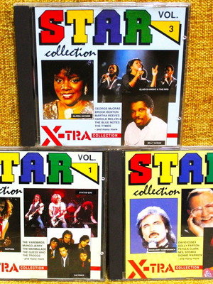 Star Collection vol 1,2,3 μεταχειρισμένα c.d ροκ μουσική 1970
