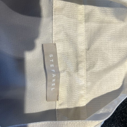 Stefanel women's dress size small, like new, white with black detail