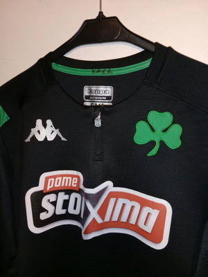 Panathinaikos football jersey used, Kappa size Medium
