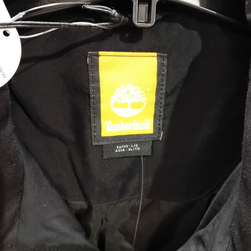 Timberland women's jacket large, black, new