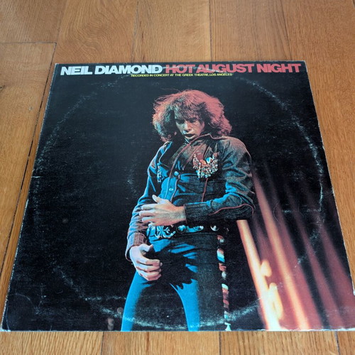 Neil Diamond Hot August Night LP like new