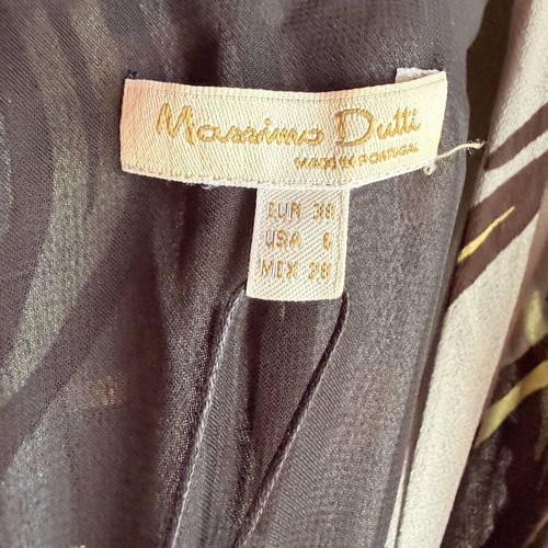Massimo Dutti Limited Edition maxi dress size 38 new, grey and yellow