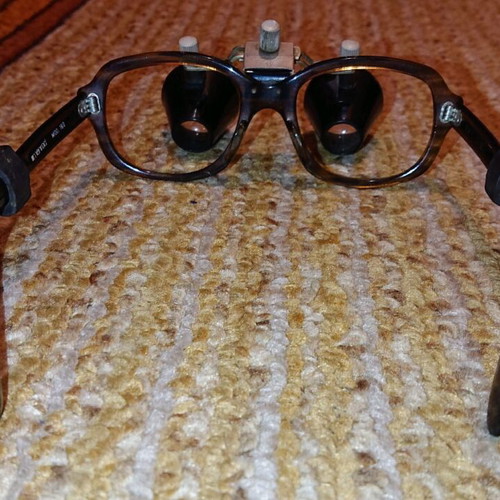 Vintage dental glasses used