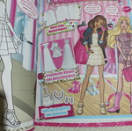 Barbie magazine with patterns in German