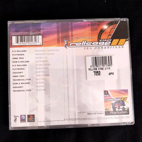 Moving Shadow Rollcage Stage II the soundtrack CD like new, electronic