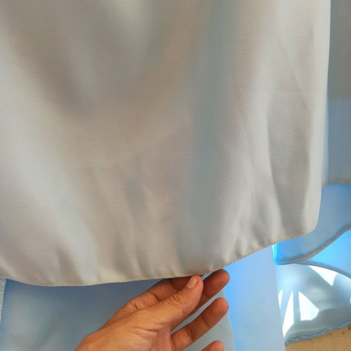 Skirt turquoise long fairy tale style with matching top like new
