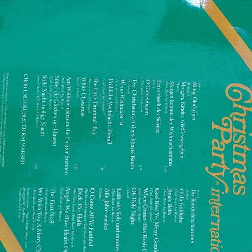 Christmas Party International vinyl record like new