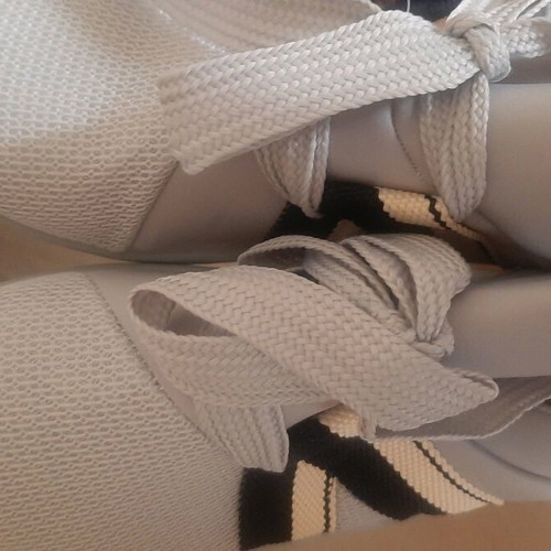 Sneakers silver shoes new, smaller fit than size 38