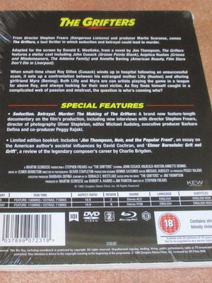The Grifters (1990) Stephen Frears - 101 Films limited dual format edition