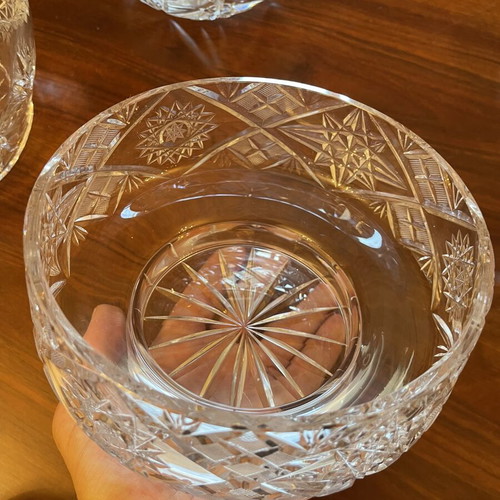 Vintage crystal items like new