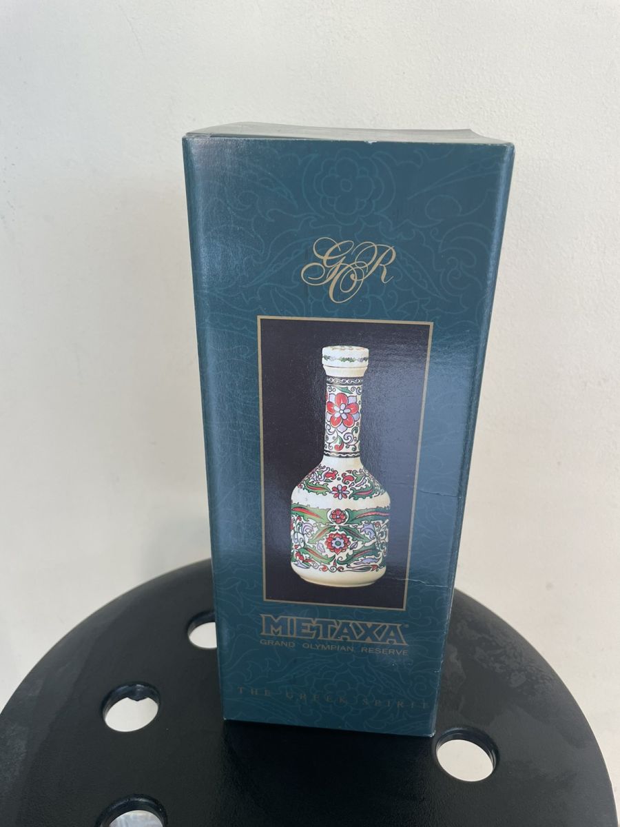 未開封　XA GRAND OLYMPIAN RESERVE 700ml Metaxa Grand Olympian Reserve Empty Bottle .7L Porcelain Hand