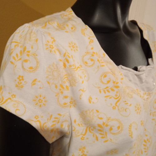 B.p.c. Casual Bonprix Collection Y2K Floral T-Shirt New, UK 18/20, Cotton
