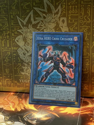 Xtra HERO Cross Crusader Yu-Gi-Oh! card new condition