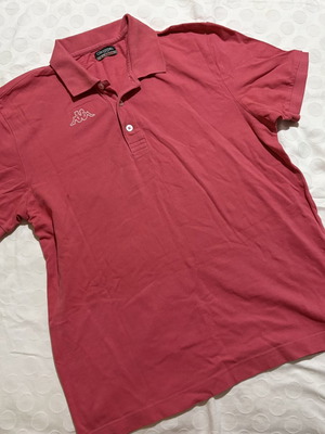 Kappa polo shirt, fuchsia, size XL