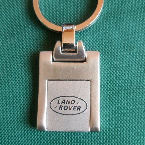 Vintage Land Rover metallic keychain, New Old Stock (NOS)
