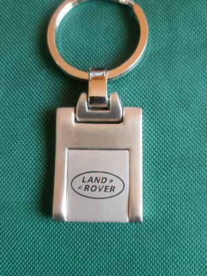 Vintage Land Rover metallic keychain, New Old Stock (NOS)