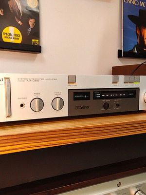 Akai AM-U210 integrated stereo amplifier used, 2x30W RMS, Phono, Japan