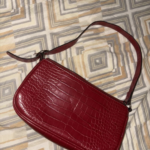 Stradivarius mini red shoulder bag