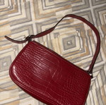 Stradivarius mini red shoulder bag