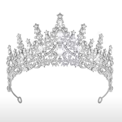 Wedding Tiara with Crystal Rhinestones Unused