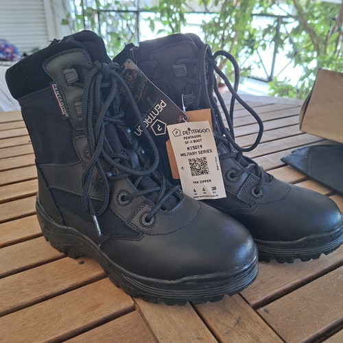 Pentagon SF-II Tactical Boots K15019 Size 38 New Black