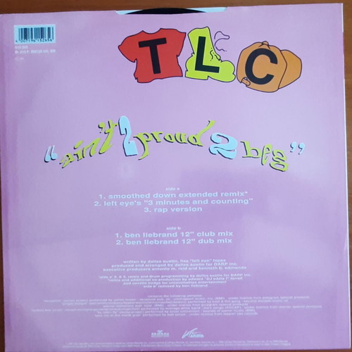 TLC Ain't 2 Proud 2 Beg Maxi-Single used, authentic UK edition