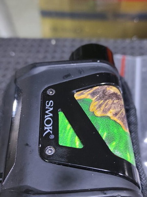 Smok Scar 18650 box mod used, black, IP67 protection