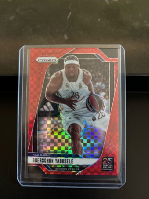 EuroLeague Card Guerschon Yabusele Red Prizm new