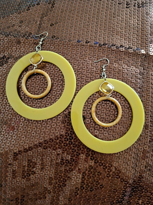 Handmade earrings, 4 pairs, new