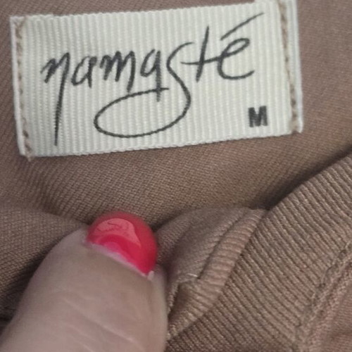 Namaste Camel Cargo Jogger Trousers Size M like new