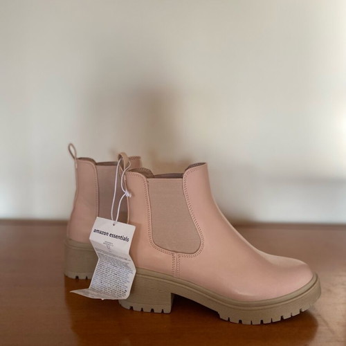 Amazon ankle boots new, beige, size 35-35.5