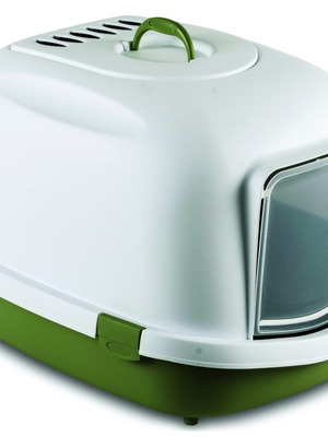 Super Queen XL котешка тоалетна с филтър и врата нова