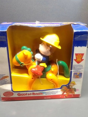 Vintage Giddy Ap Ranger battery operated toy new, boxed