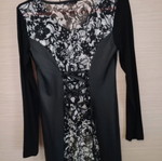 Black long blouse like new