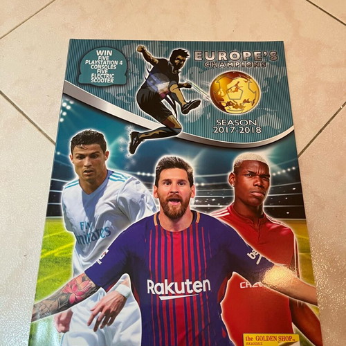 Golden Shop Europe's Champions 2017-2018 Sticker Album new