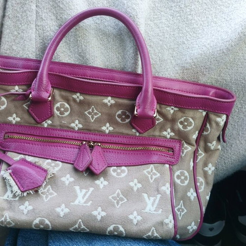 Louis Vuitton Limited Edition Monogram Sabbia Cabas MM bag like new, beige pink