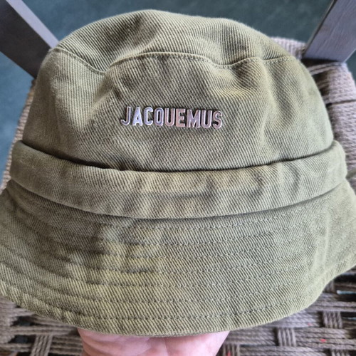Jacquemus bucket hat size 60, olive