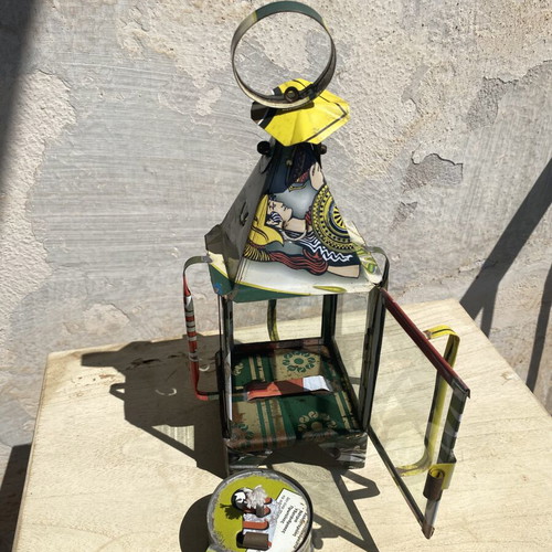 Pop Art Lantern Greek Oil Lantern like new