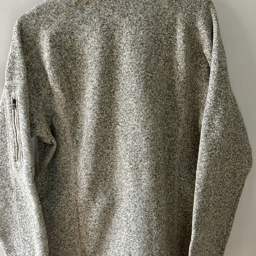Patagonia Better Sweater Fleece Jacket Women XL like new, beige and white