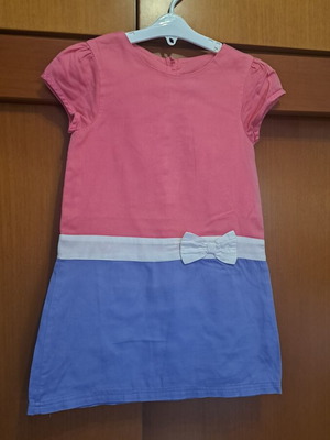 Mothercare dress like new pink and purple for ages 5-7