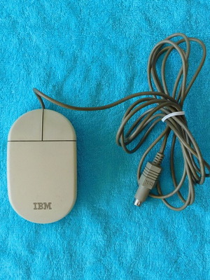 Ποντίκι IBM PS/2 2-button ball mouse μεταχειρισμένο, αυθεντικό, συλλεκτικό