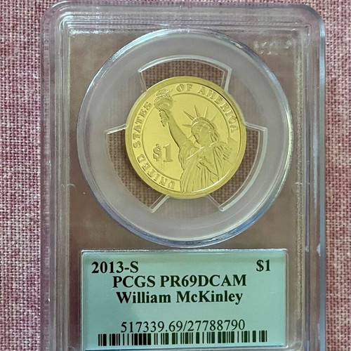 Presidential $1 Coin William McKinley New 2013 PCGS Certified