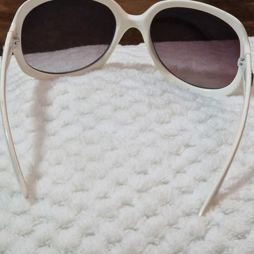 Dior women's sunglasses used, white, UV protection