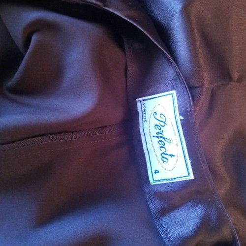 Perfecto shirt size L brown satin like new