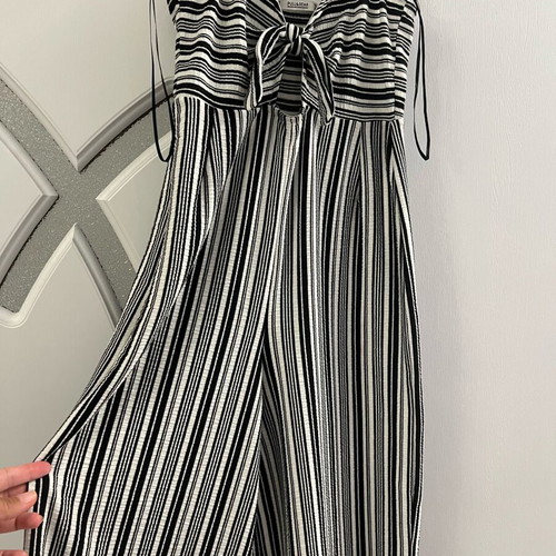 Pull & Bear striped jumpsuit like new XS sporty elegant