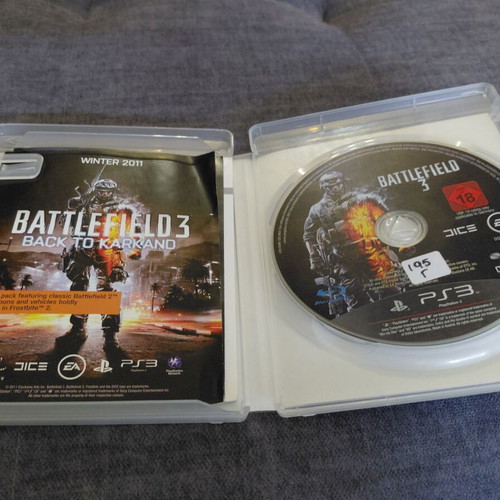 Battlefield 3 PS3 game used, action shooting